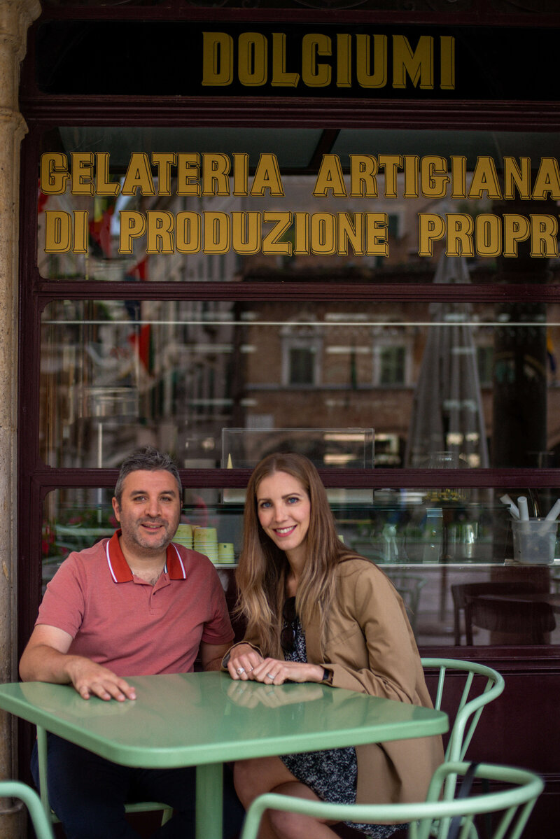 Your Italy travel experts, Chantelle & Giovanni, founders of The Italian on Tour