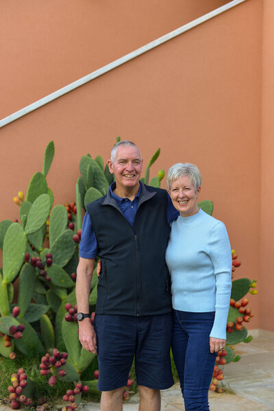 Karen's photo accompanied with their positive review of their small group trip with The Italian on Tour
