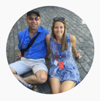Rachel's photo accompanied with their positive review of their small group trip with The Italian on Tour
